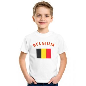 Belgische vlag t-shirts voor kinderen XL (158-164)  -