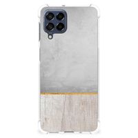 Samsung Galaxy M53 Stevig Telefoonhoesje Wood Concrete