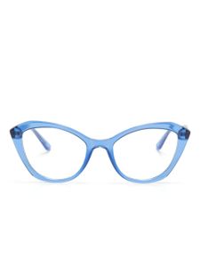 Karl Lagerfeld lunettes de vue à monture papillon - Bleu