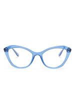 Karl Lagerfeld lunettes de vue à monture papillon - Bleu