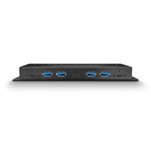 Lindy 43275 interface hub USB 3.2 Gen 2 (3.1 Gen 2) Type-A 10000 Mbit/s Zwart