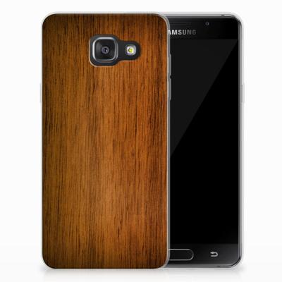 Samsung Galaxy A3 2016 Bumper Hoesje Donker Hout Samsung Galaxy A3 2016 Bumper Hoesje Donker Hout