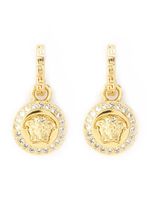 Versace boucles d'oreilles pendantes Greca Medusa - Métallisé