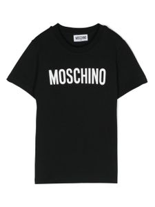 Moschino Kids t-shirt à logo imprimé - Noir