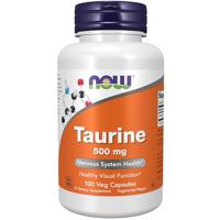 Now Foods, Taurine, 500 mg, 100 capsules, glutenvrij, sojafvrij