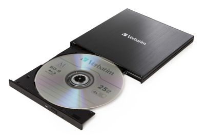 Verbatim External Ultra HD 4K Externe Blu-ray brander 4K-video-ondersteuning Retail USB-C USB 3.2 (Gen 1) Zwart