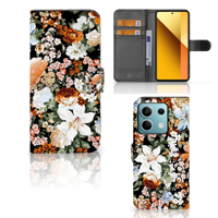 Hoesje voor Xiaomi Redmi Note 13 5G Dark Flowers