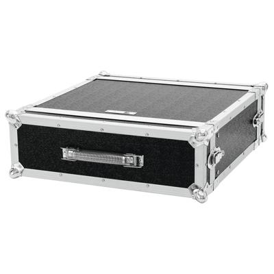 Roadinger Effect Rack CO DD 19 inch flightcase 3HE 400mm diep Roadinger Effect Rack CO DD 19 inch flightcase 3HE 400mm diep