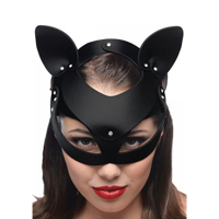 XR Brands Bad Kitten - Leather Cat Mask