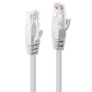 LINDY 48096 RJ45 Netwerkkabel, patchkabel CAT 6 U/UTP 7.50 m Wit Snagless 1 stuk(s)