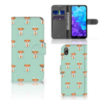 Huawei Y5 (2019) Telefoonhoesje met Pasjes Pups - thumbnail