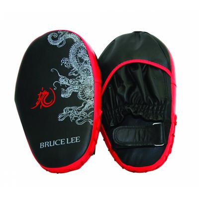 Bruce Lee stootkussens Dragon Coaching Mitts zwart/rood