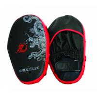 Bruce Lee stootkussens Dragon Coaching Mitts zwart/rood