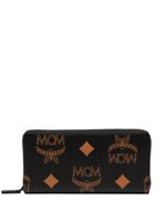 MCM portefeuille Aren à motif monogrammé - Noir