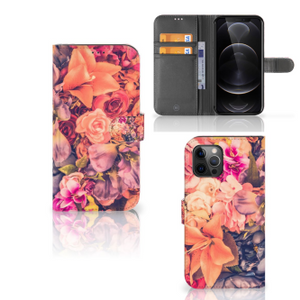 Apple iPhone 12 Pro Max Hoesje Bosje Bloemen