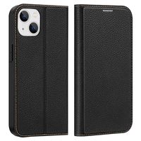 Dux Ducis Skin X2 iPhone 14 Plus Flip Hoesje - Zwart - thumbnail