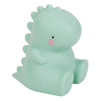 A Little Lovely Company Nachtlamp T-rex 12,5 Cm Pvc Groen