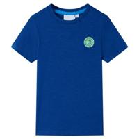 Kindershirt 128 donkerblauw, kinderkleding, meisjeskleding, leuke kinderkleding, jongenskleding, hippe kinderkleding, stoere kinderkleding