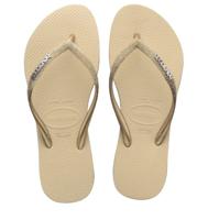 Havaianas Havaianas - Slim sparkle II Beige Rubber Teenslippers Dames