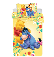 Winnie The Pooh & Ioor dekbedovertrek 100 x 135 cm - Katoen - thumbnail