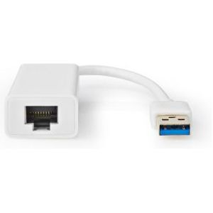 USB 3.0-Adapter | USB-A Male - RJ45 Female | 1 Gbit | 0,2 m | Wit