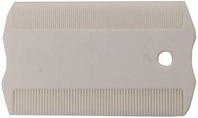 Vlooienkam Plastic Wit 2-Zijdig