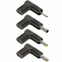 NGS BUD-AC - USB-C Opladen 4-Pack van Laptops Acer - Snel Opladen USB PD Compatibiliteit, 100W, Rechthoekig Ontwerp, Draagbaar & Compact