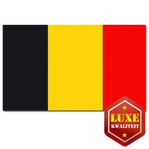 Luxe kwaliteit Belgische vlag