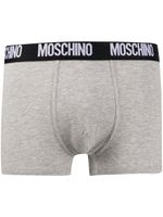 Moschino boxer à taille à logo - Gris - thumbnail