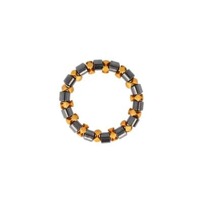 Edelsteen Armband Hematiet Goudkleurig Magnetisch