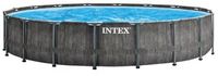 Intex Prism Frame Pool Greywood - 549 x 122 cm - met filterpomp en accessoires - thumbnail