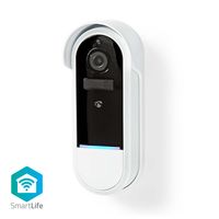 Nedis SmartLife Videodeurbel | Wi-Fi | IP54 | Wit | 1 stuks - WIFICDP30WT - WIFICDP30WT