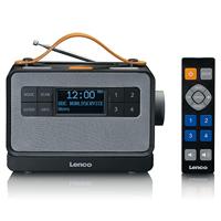 Lenco -PDR-065 Black Radio's, MP3 en CD-speler, meerkleurig (702410)