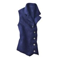 Walkstof gilet, antracietgrijs S