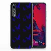 Huawei P20 Pro TPU bumper Vlinder Patroon - thumbnail