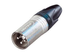 Neutrik NC3MXX XLR-connector Stekker, recht Aantal polen: 3 Zilver 1 stuk(s)