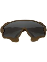 Henrik Vibskov lunettes de soleil à monture oversize - Marron