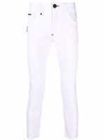 Philipp Plein jean skinny à taille basse - Blanc