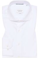 ETERNA Cover Shirt Slim Fit Overhemd wit, Effen - thumbnail