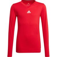 adidas Team Base Shirt Kids - Bescherming en braces - Thermo kleding - Red - maat 140