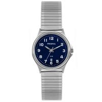 Prisma P.1689.54E Horloge rekband staal zilverkleurig-blauw - thumbnail