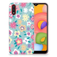 Samsung Galaxy A01 TPU Case Flower Power