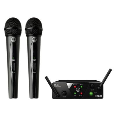 AKG WMS 40 Mini2 Dual Vocal ISM2 - 3 (864 MHz) draadloos systeem