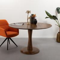 Brix Ronde Eettafel Vivian 120cm - Bruin