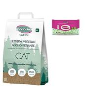 Inodorina, Biologisch afbreekbaar en composteerbaar plantenstrooisel op basis van houtvezels, gewassen absorptievermogen en agglomeratie-effect, zonder chemische toevoegingen, 6 l