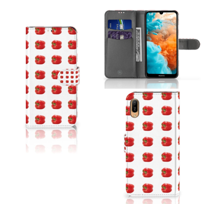 Huawei Y6 (2019) Book Cover Paprika Red Huawei Y6 (2019) Book Cover Paprika Red