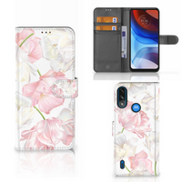 Motorola Moto E7i Power | E7 Power Hoesje Lovely Flowers - thumbnail