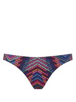 ERES Artifice geometric-print bikini briefs - Bleu