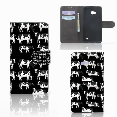 Microsoft Lumia 640 Telefoonhoesje met Pasjes Koetjes