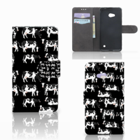 Microsoft Lumia 640 Telefoonhoesje met Pasjes Koetjes